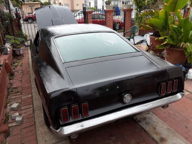 1969 Black Ford Mustang Fastback