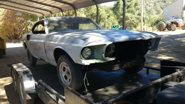 1969 Gray Ford Mustang Fastback