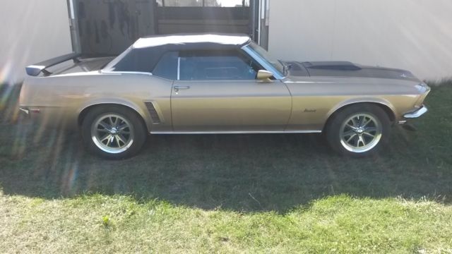 1969 Sunlit Gold Ford Mustang Convertible