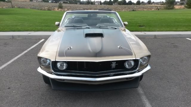 1969 Sunlit Gold Ford Mustang Convertible