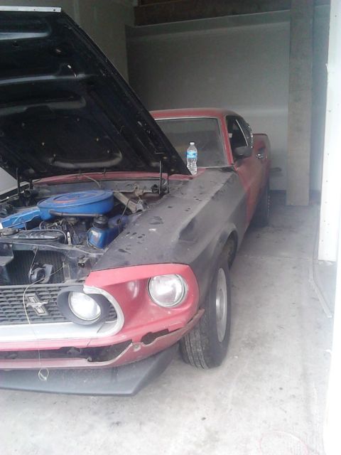 1969 Candyapple Red Ford Mustang Sportsroof