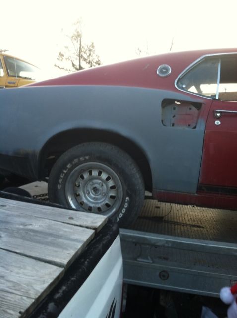 1969 Candyapple Red Ford Mustang Sportsroof