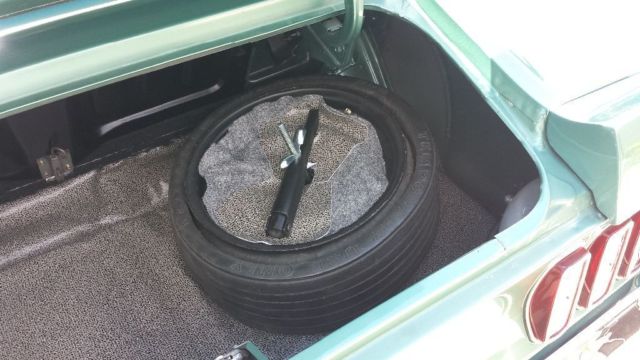 1969 Silver Jade Ford Mustang Fastback