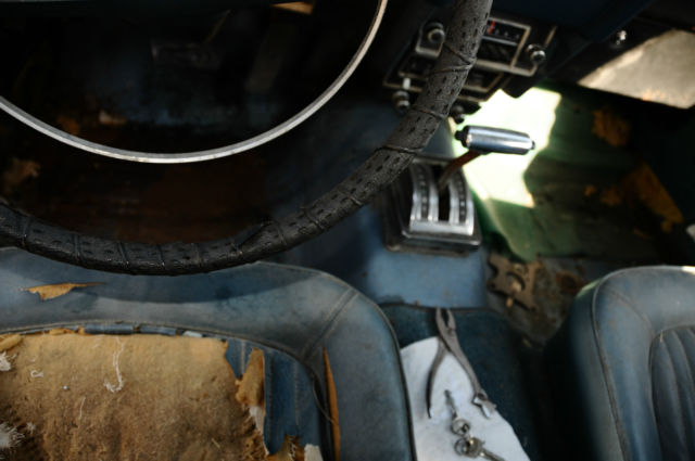 1969 Blue Ford Mustang Coupe