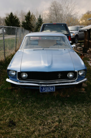 1969 Blue Ford Mustang Coupe