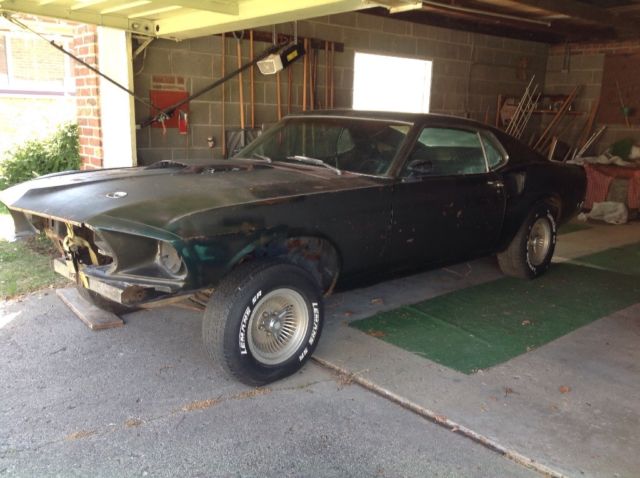 1969 Black Ford Mustang Fastback