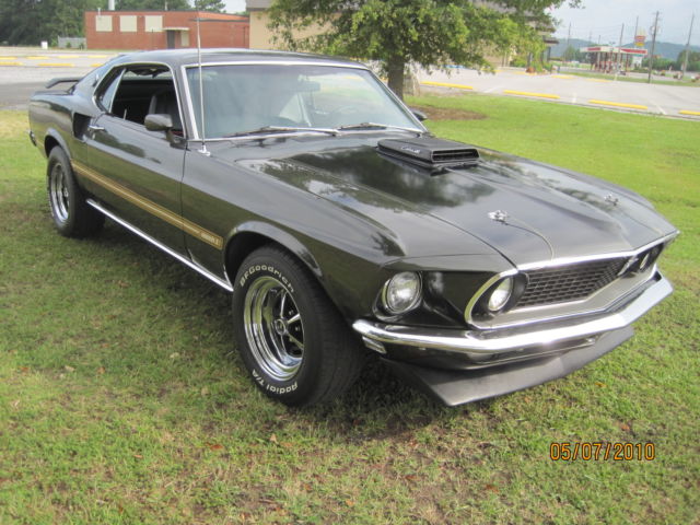 1969 Black Jade Ford Mustang Mach-1