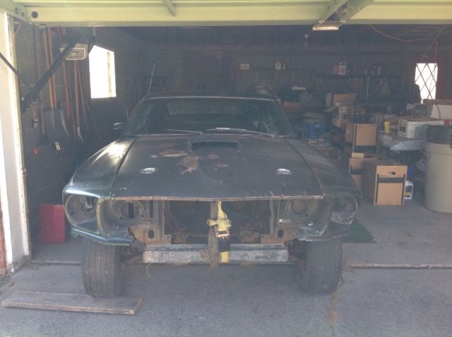 1969 Black Ford Mustang Fastback