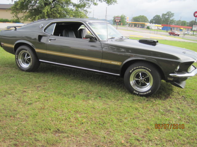 1969 Black Jade Ford Mustang Mach-1
