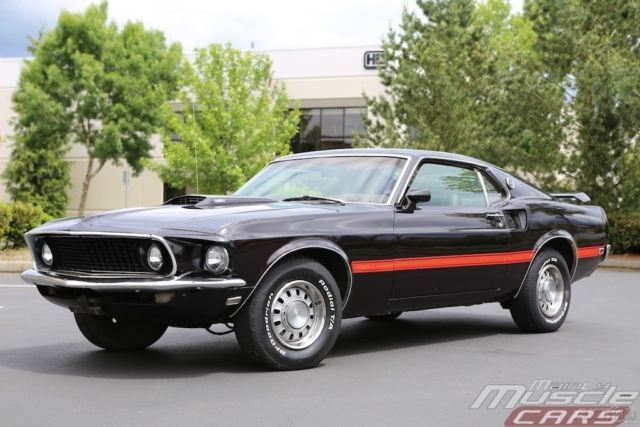 1969 Black Ford Mustang
