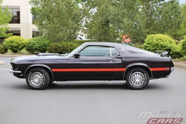 1969 Black Ford Mustang
