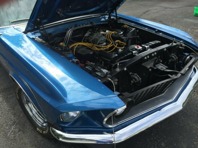 1969 Blue Ford Mustang Fastback