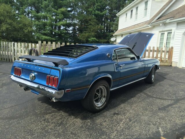 1969 Blue Ford Mustang Fastback