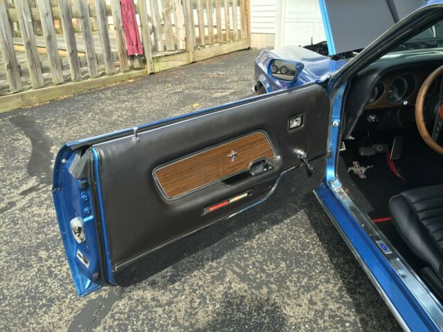 1969 Blue Ford Mustang Fastback