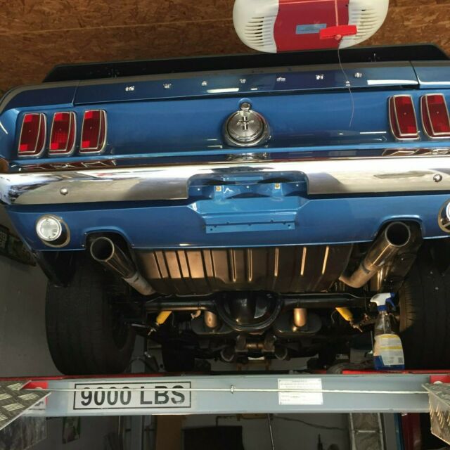 1969 Blue Ford Mustang Fastback