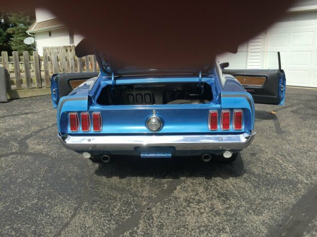 1969 Blue Ford Mustang Fastback