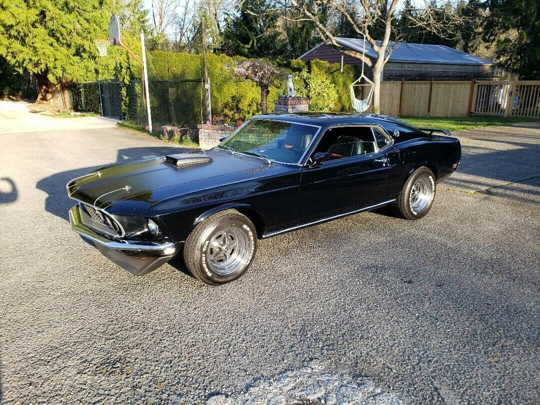 1969 Black Ford Mustang Fastback