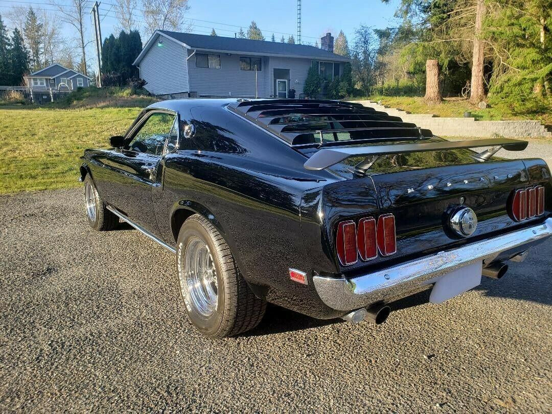 1969 Black Ford Mustang Fastback
