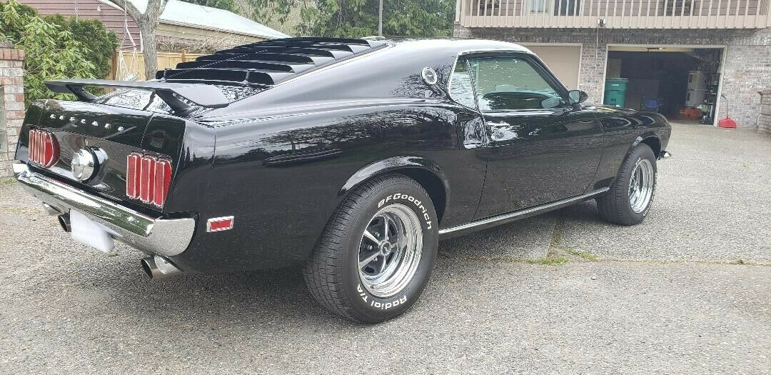 1969 Black Ford Mustang Fastback