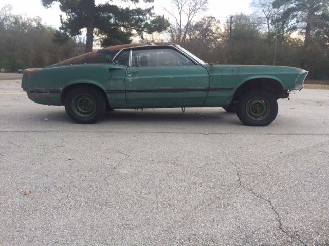 1969 Silver Jade Ford Mustang Fastback