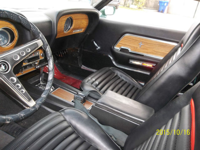 1969 Silver Jade Ford Mustang Fastback