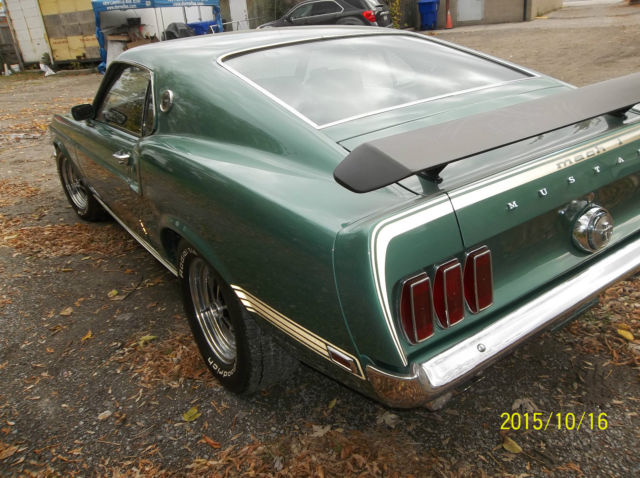 1969 Silver Jade Ford Mustang Fastback