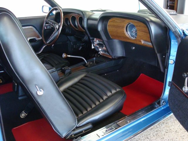 1969 Blue Ford Mustang Fastback