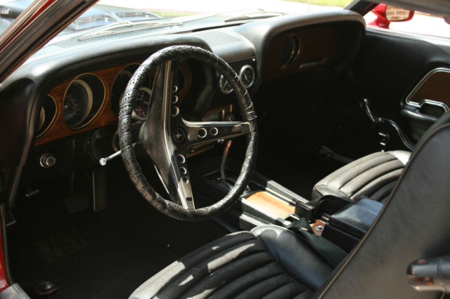 1969 Red Ford Mustang Fastback