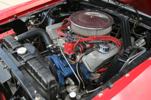 1969 Red Ford Mustang Fastback