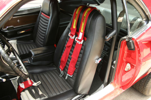 1969 Red Ford Mustang Fastback