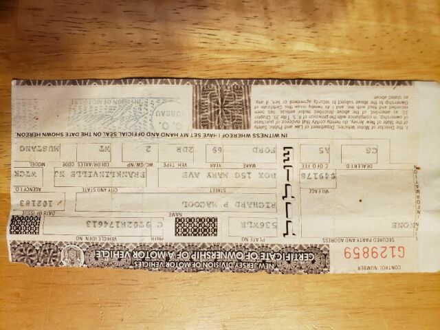 1969 Pastel Grey Ford Mustang Fastback