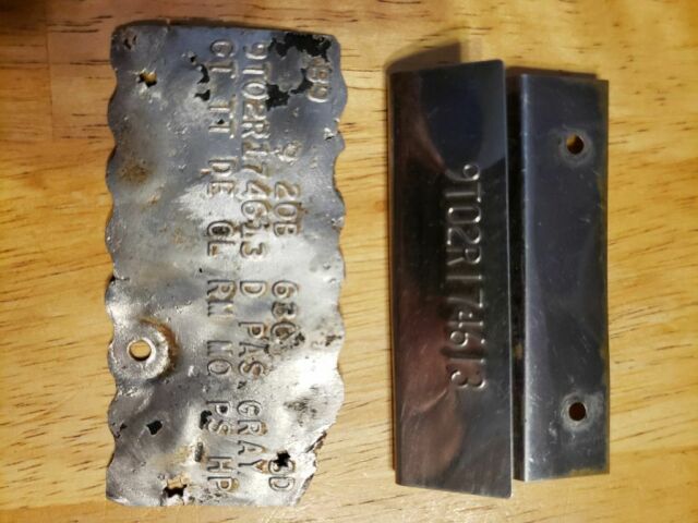 1969 Pastel Grey Ford Mustang Fastback