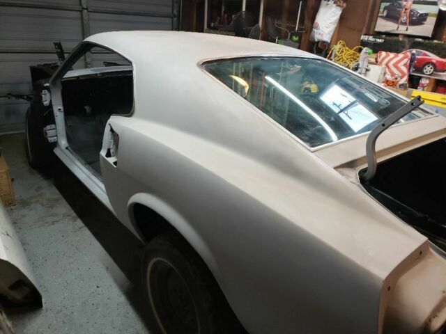 1969 Pastel Grey Ford Mustang Fastback