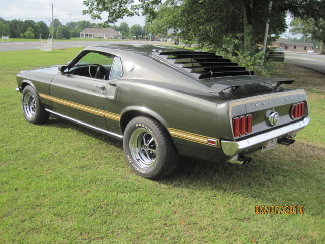 1969 Black Jade Ford Mustang Mach-1