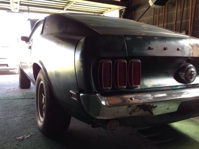 1969 Black Ford Mustang Fastback