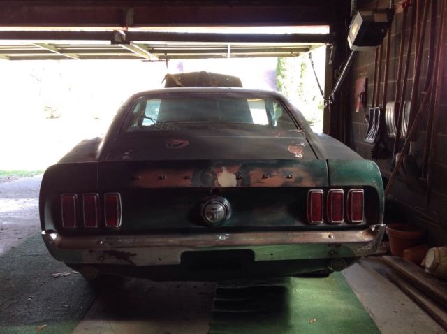 1969 Black Ford Mustang Fastback