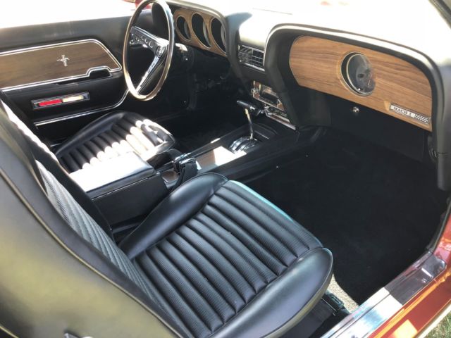 1969 Indian Fire Red Ford Mustang Fastback