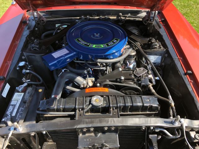 1969 Indian Fire Red Ford Mustang Fastback