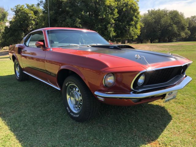 1969 Indian Fire Red Ford Mustang Fastback