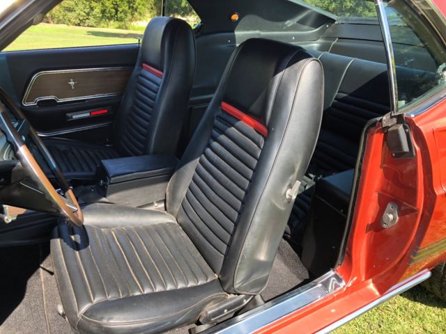 1969 Indian Fire Red Ford Mustang Fastback