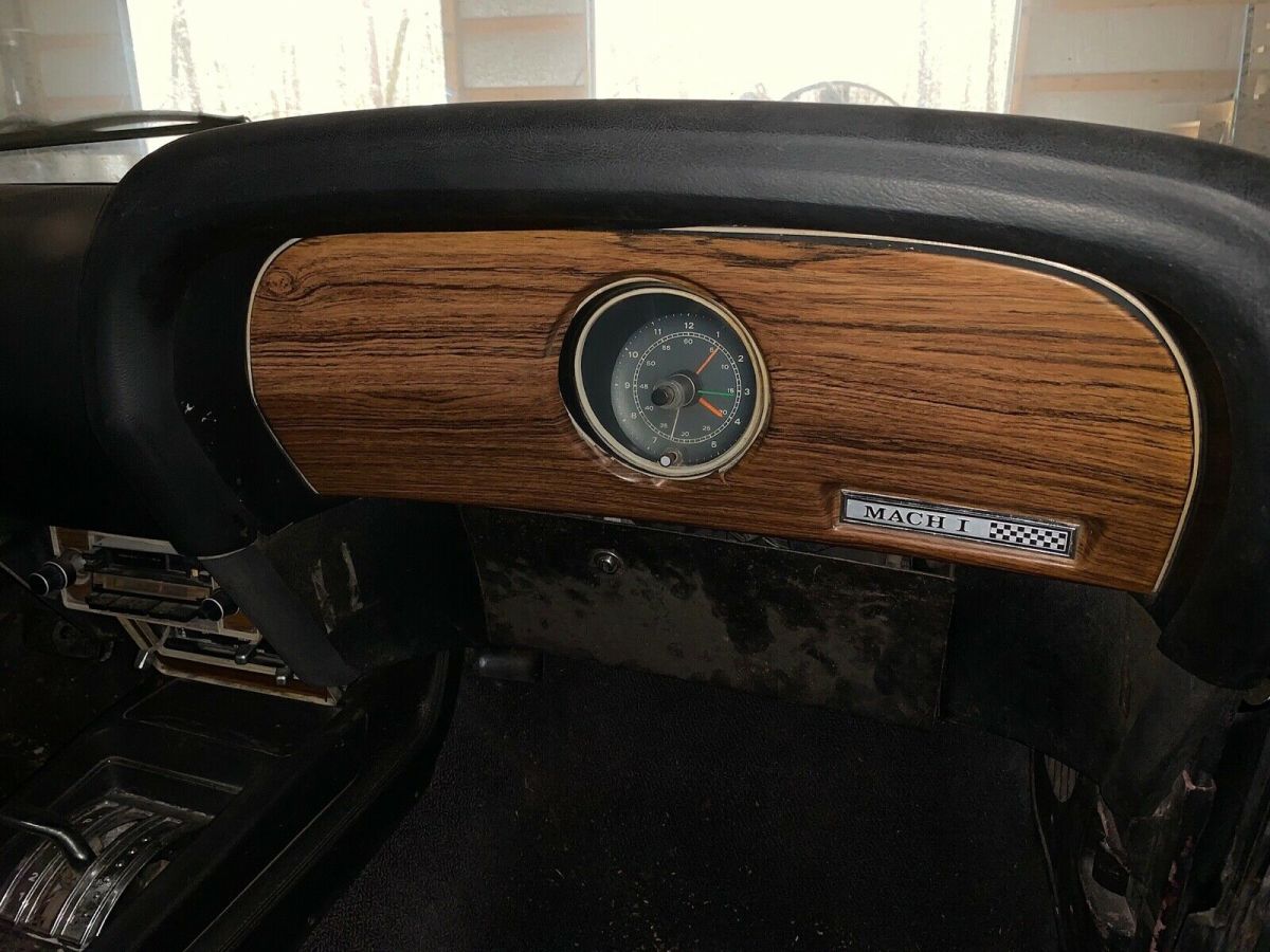 1969 Black Ford Mustang Fastback / Sportsroof