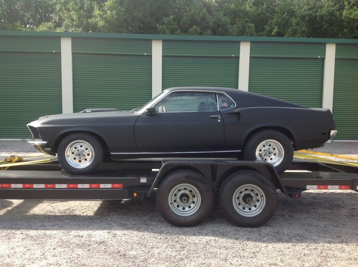 1969 Black Ford Mustang Fastback / Sportsroof