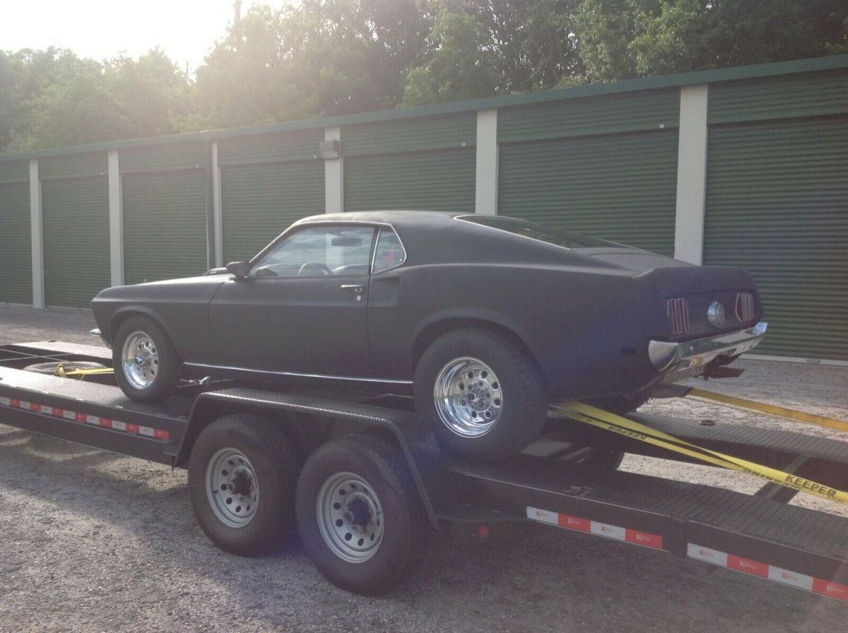 1969 Black Ford Mustang Fastback / Sportsroof