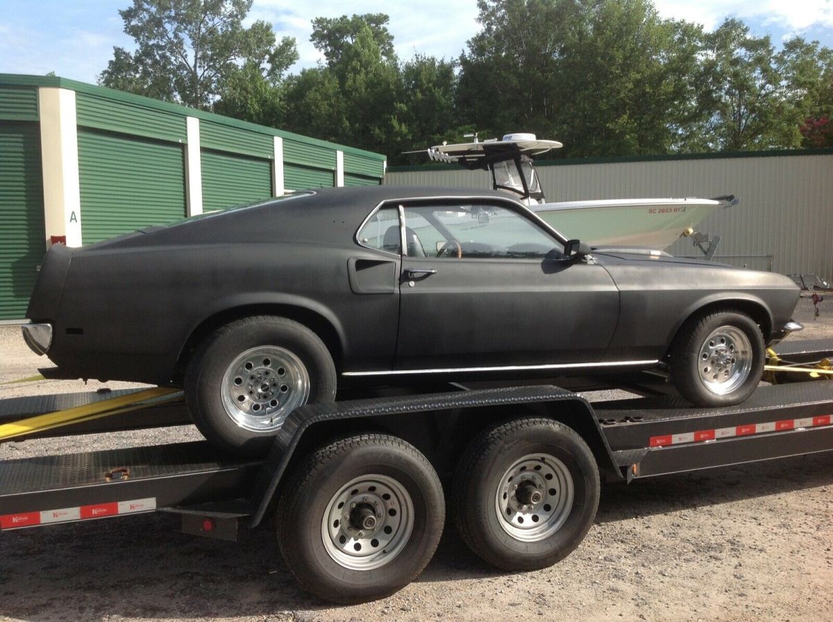 1969 Black Ford Mustang Fastback / Sportsroof