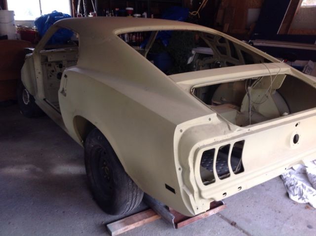 1969 Red Ford Mustang Fastback