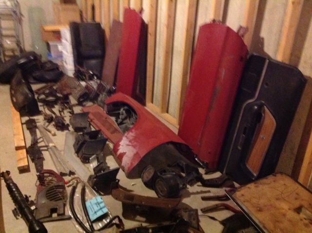 1969 Red Ford Mustang Fastback