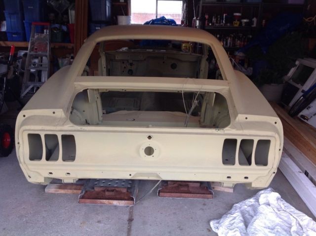 1969 Red Ford Mustang Fastback