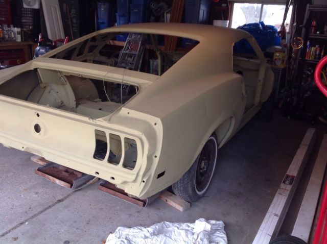 1969 Red Ford Mustang Fastback