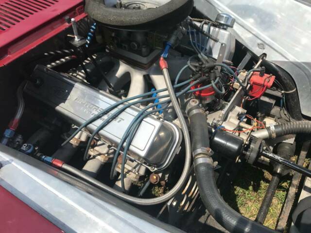 1969 Burgundy Ford Mustang