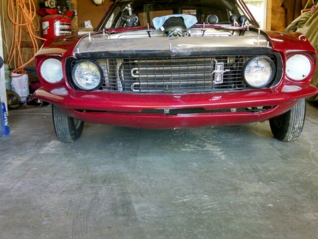 1969 Burgundy Ford Mustang